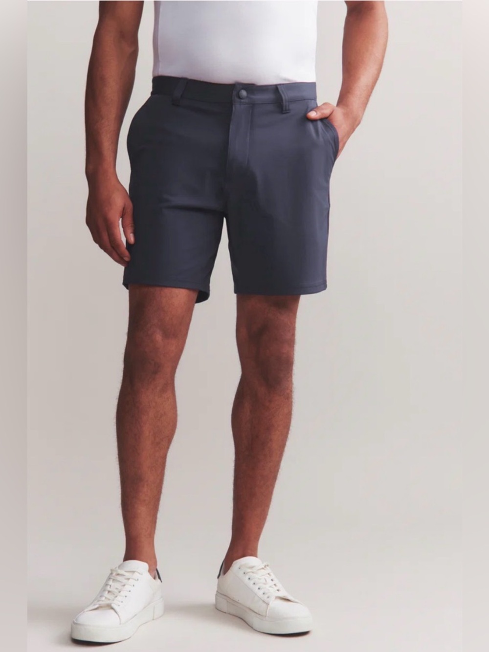 Rhone 7” Men's Commuter Golf Shorts in Iron Blue Color – Size 36